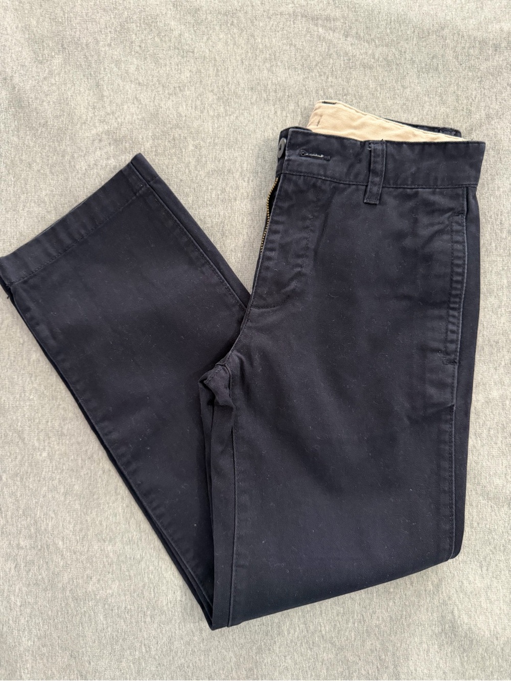 Gap Kids Boys Uniform Stretch Straight Chino Pants - Navy - Size 10 Regular